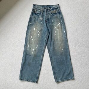 Acne Studios Baggy Fit Jeans 1981F Mid Blue